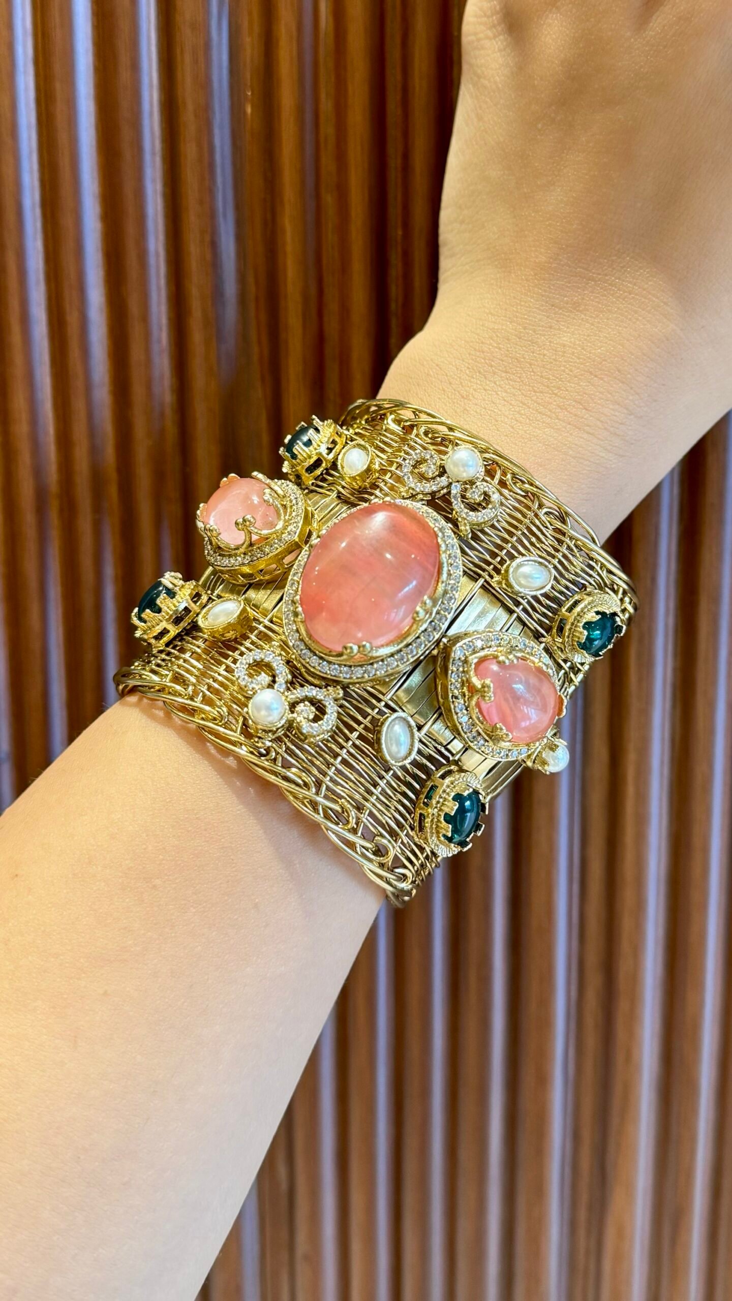 Chitrangada Handcuff-Bracelet-Orange