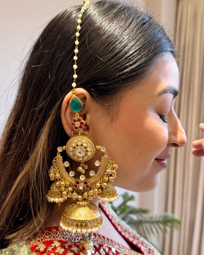 Aarizah Kanauti Jhumkas