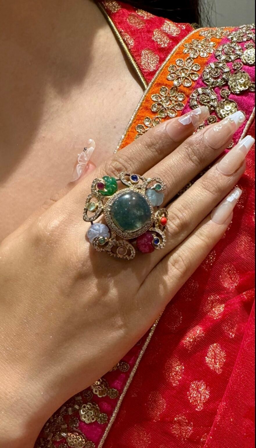 Ikshika Statement Ring