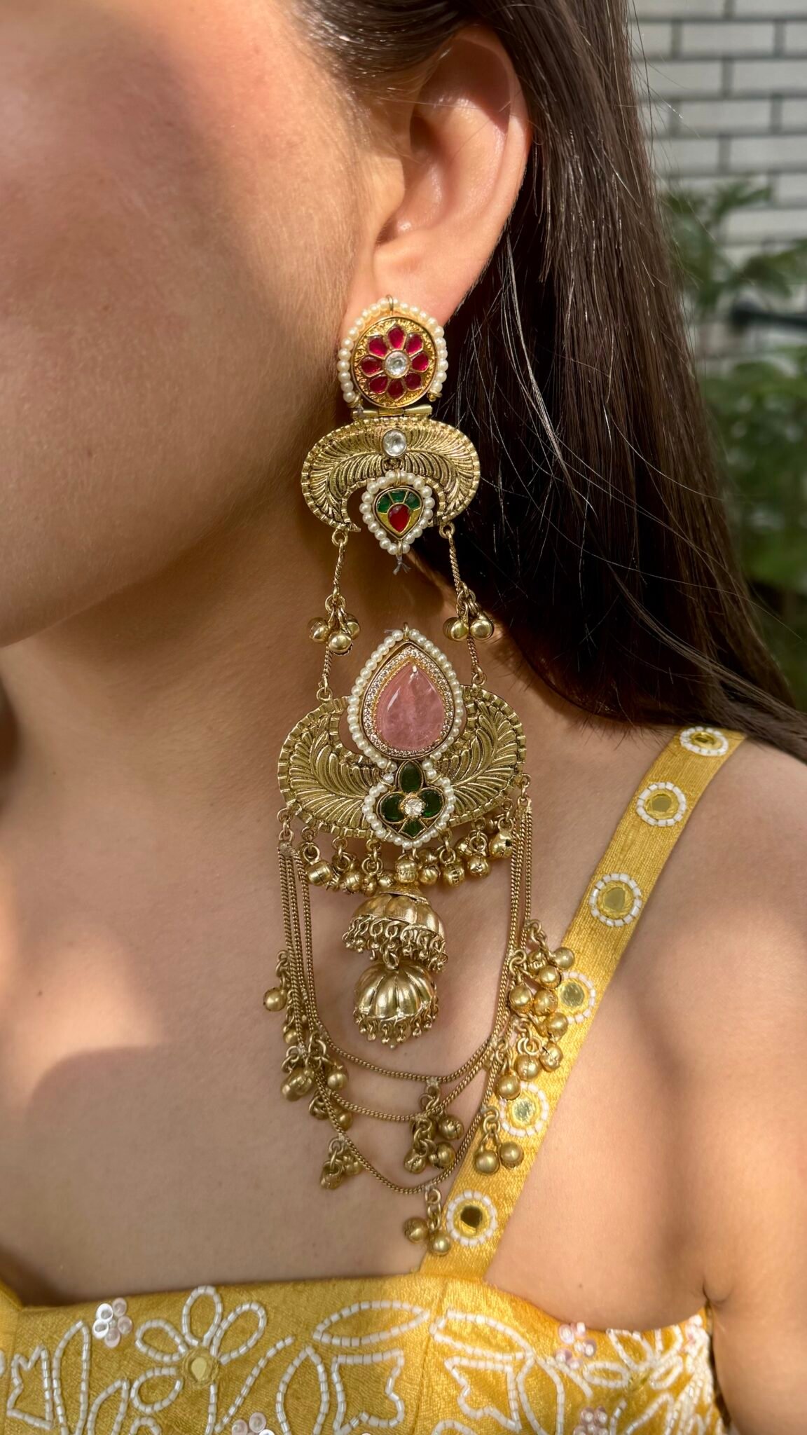 Esra Jhumkis With Chains